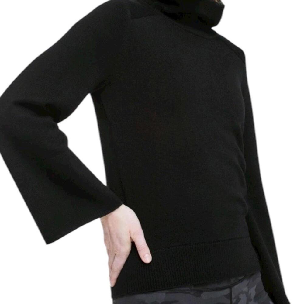Lululemon City Trek Turtleneck Merino Wool Sweater Black Knit Pullover Small 4/6